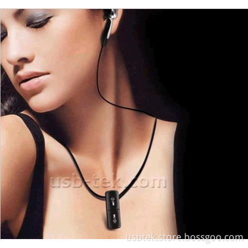 New Product Mini Touch Bottom Necklace MP3 Player [UT311R]